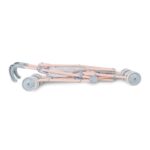 Carucior de plimbare p/u papusa pleabil Coco 56cm - pal albastru DECUEVAS - imagine 2