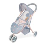Carucior de plimbare p/u papusa Coco 55cm - pal albastru DECUEVAS