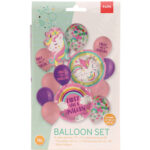 Set 13 baloane Unicorn Folie/Latex Folat — изображение 2
