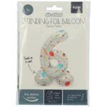 Balon Folie 72cm Joyful Party Cifra 6 cu baza Folat — изображение 2