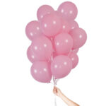 Set 30 Baloane latex Roz 23cm Folat