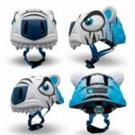 Casca protectie Tigru alb Crazy Safety - imagine 2
