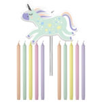 Set 11 Lumanari Tort Unicorn Folat