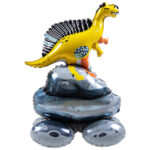 Balon Folie Dino 57 x 80cm cu baza Folat