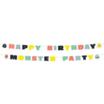 Ghirlanda Happy Birthday Monstru Folat