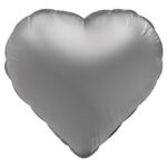 Balon Inima 45 cm Argintiu Folat