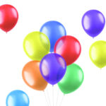 Set 10 Baloane latex Translucent Brights 33cm Folat