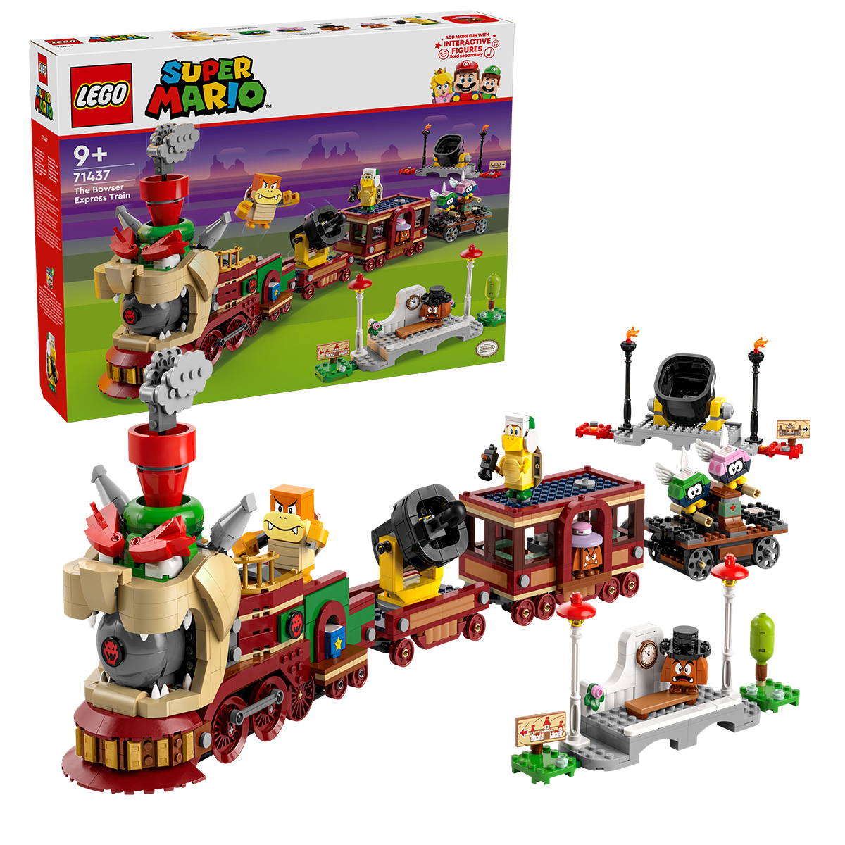 Lego super mario bowser sale
