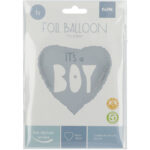 Balon Folie Inima 45 cm Its a Boy Folat - imagine 2