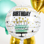 Balon Folie 45cm Happy Birthday Tort Folat - imagine 3