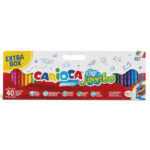 Set carioci Jumbo Felt Tip 40 buc CARIOCA