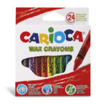 CARIOCA WAX creione din ceara box 24 buc