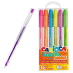Set Pixuri Fiorella Neon 6 buc colorat. CARIOCA