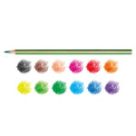 Set 12 creioane colorate Supercolor Triangular CARIOCA — изображение 2