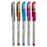 Set 5 pixuri cu gel aromate Metalic 5 culori Scentos - imagine 2