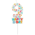 Lumanare Cifra 9 Cozy Sprinkles Folat