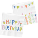Set 20 Servetele Happy Birthday 33x33cm Folat
