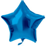 Balon Folie Stea 45cm Albastru Folat
