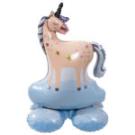 Balon Folie Unicorn 53x81cm cu baza Folat