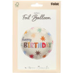 Balon Folie Happy Birthday Stelute 45 cm Folat — изображение 2