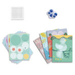 Atelier creativ Cercuri si cerculete de lipit Djeco - imagine 2