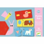 Puzzle duo Forme si Animale Djeco - imagine 2