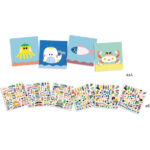 Joc creativ colaje Creaturi marine Djeco - imagine 4