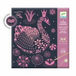 Joc creativ de razuit Wonderful world Djeco