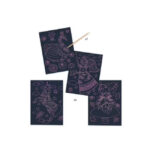 Joc creativ de razuit Wonderful world Djeco - imagine 2