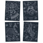 Joc creativ de razuit Wonderful world Djeco - imagine 3