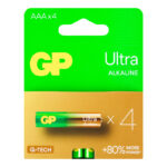 Baterie ultra alkaline 24AU21-B4 size AAA 4buc GP Batteries