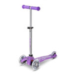Trotineta Mini Deluxe Fairy Glitter LED Purple MICRO