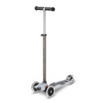 Trotineta Maxi Deluxe Flux LED Neochrome Black MICRO