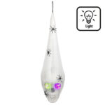 Decor agatat craniu cu ochi LED BOLAND