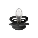 Suzeta din silicon Bibs Supreme 0-6 luni Black Bibs - imagine 2