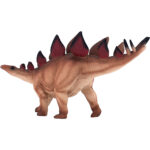 Figurina Stegosaurus moro cu rosu MOJO - imagine 2