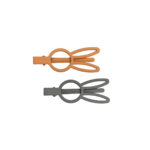Clame de par set 2 Bunny Ears No 11 Cuty Clips SAFE N BEAUTIFUL - imagine 2