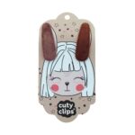 Clame de par set 2 Bunny Ears No 5 Cuty Clips SAFE N BEAUTIFUL
