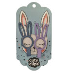 Clame de par set 2 Bunny Ears No 12 Cuty Clips SAFE N BEAUTIFUL