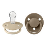 Suzete din silicon Bibs De Lux 0-36 luni 2buc Vanilla/Dark Oak Bibs - imagine 2