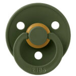 Suzeta din latex Bibs Colour 6-18 luni Hunter Green Bibs - imagine 3