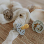 Suzete din latex Bibs Boheme 0-6 luni 2buc Darc Oak /Blush Bibs - imagine 4