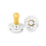 Suzeta din latex Bibs Boheme 0-6 luni White Bibs