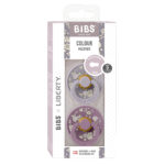 Suzeta din latex Bibs Liberty Colour 6-18 luni 2buc Capel Fossil Grey Mix Bibs - imagine 3