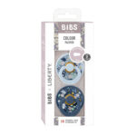 Suzeta din latex Bibs Liberty Colour 6-18 luni 2buc Chamomile Lawn Baby Blue Mix Bibs - imagine 3