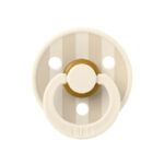 Suzeta din latex Bibs Studio Colour 6-18 luni Block Ivory Vanilla Bibs