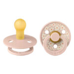 Suzeta din latex Bibs Studio Colour 6-18 luni 2buc Jasmine Blush Mix Bibs - imagine 2