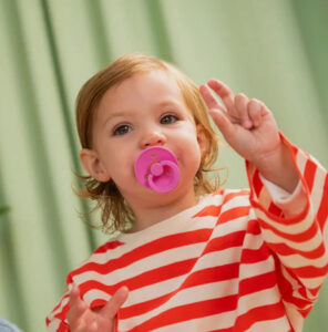 Suzeta din latex Bibs Colour 0-6 luni Bubblegum Bibs - imagine 3