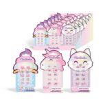 Set 10 unghii false World cu adeziv Press-On pentru fetite Martinelia