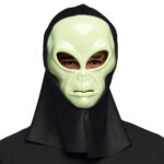 Masca Halloween Alien cu gluga BOLAND - imagine 4